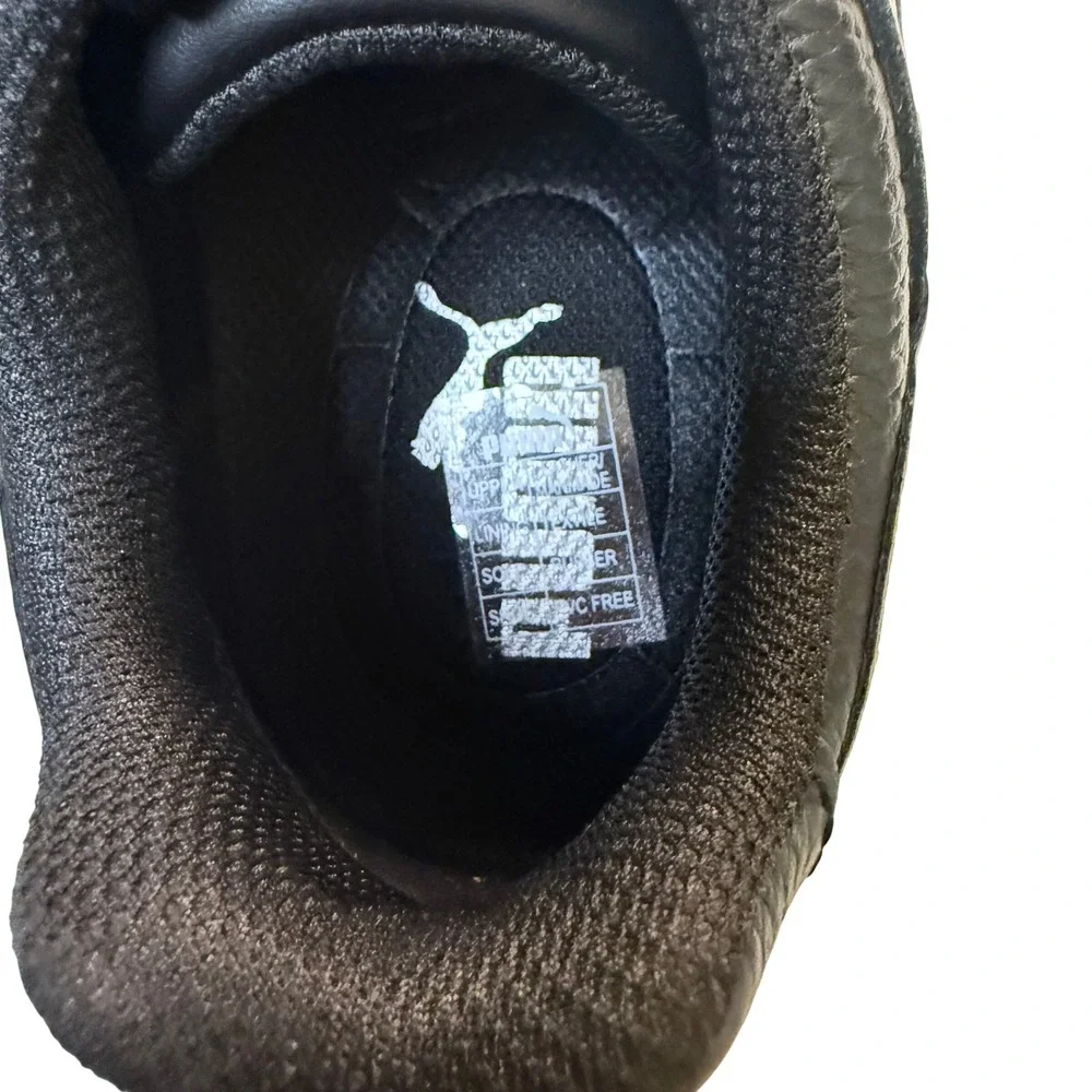 Puma Safety Frontside Black Soft Toe Work Shoes Slip Resistant Size 9 NWT